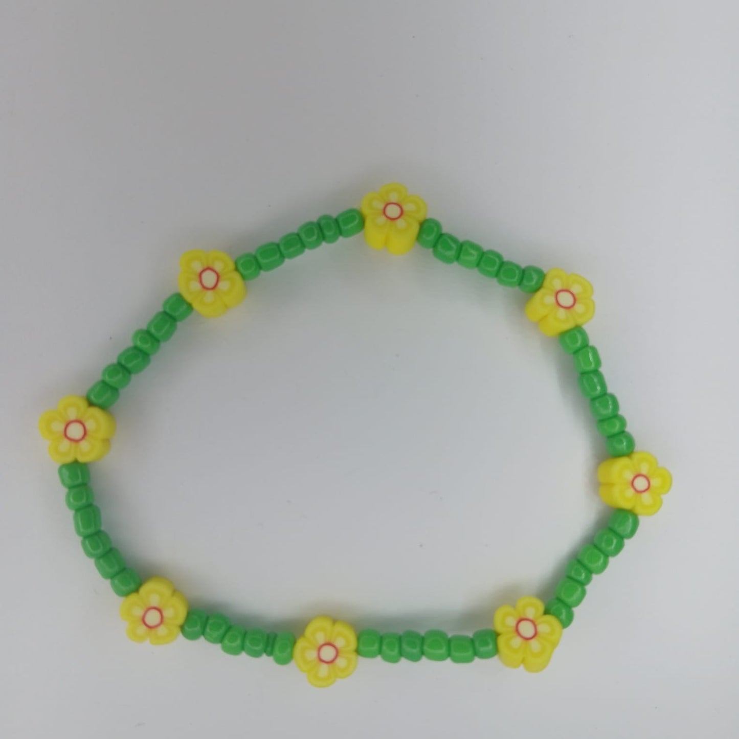 Yellow Daisy Anklet