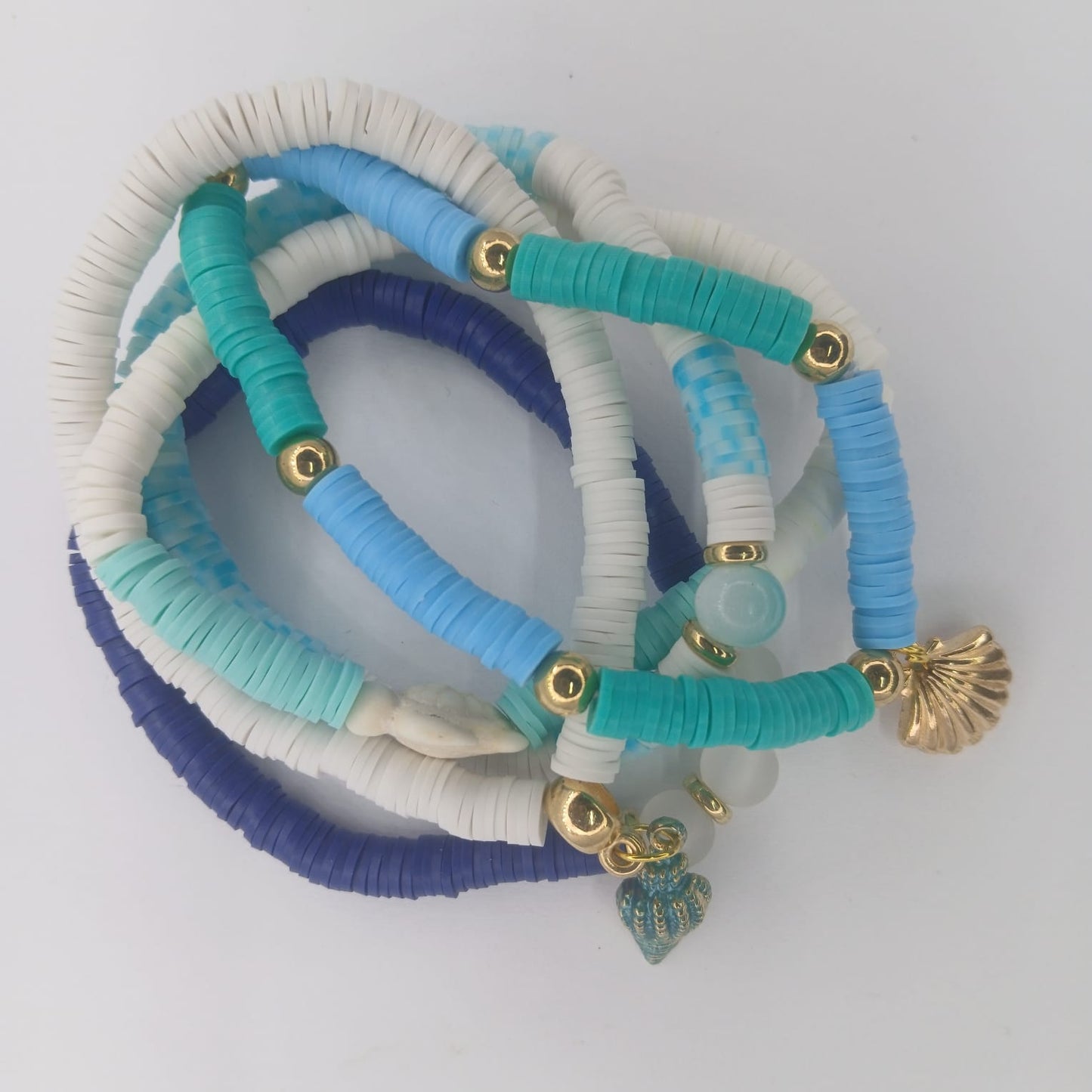 Coastal Elegance Wrist Stack - Embrace the Spirit of the Coast with Every Wear