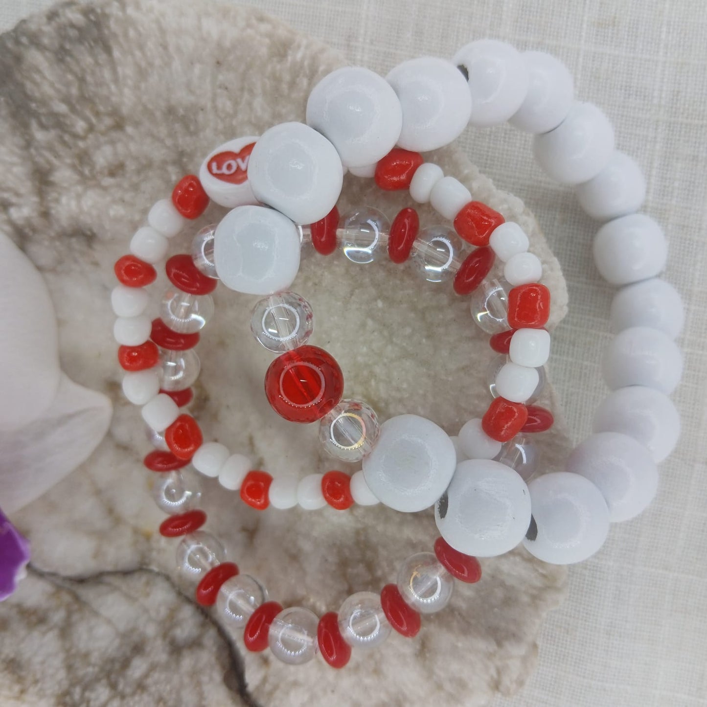 It's Love! Bracelet stack