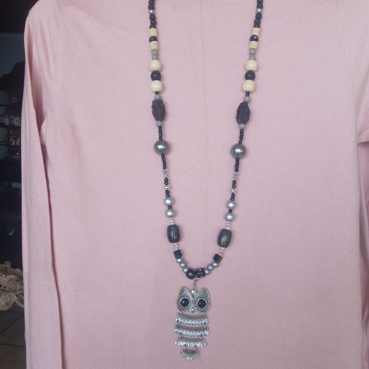 The Owl — Wisdom & Intuition Long Necklace