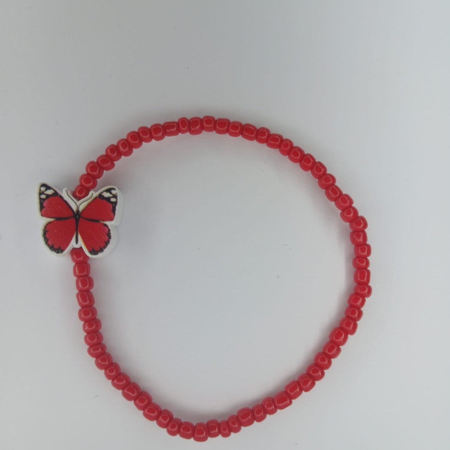 Red Butterfly Anklet