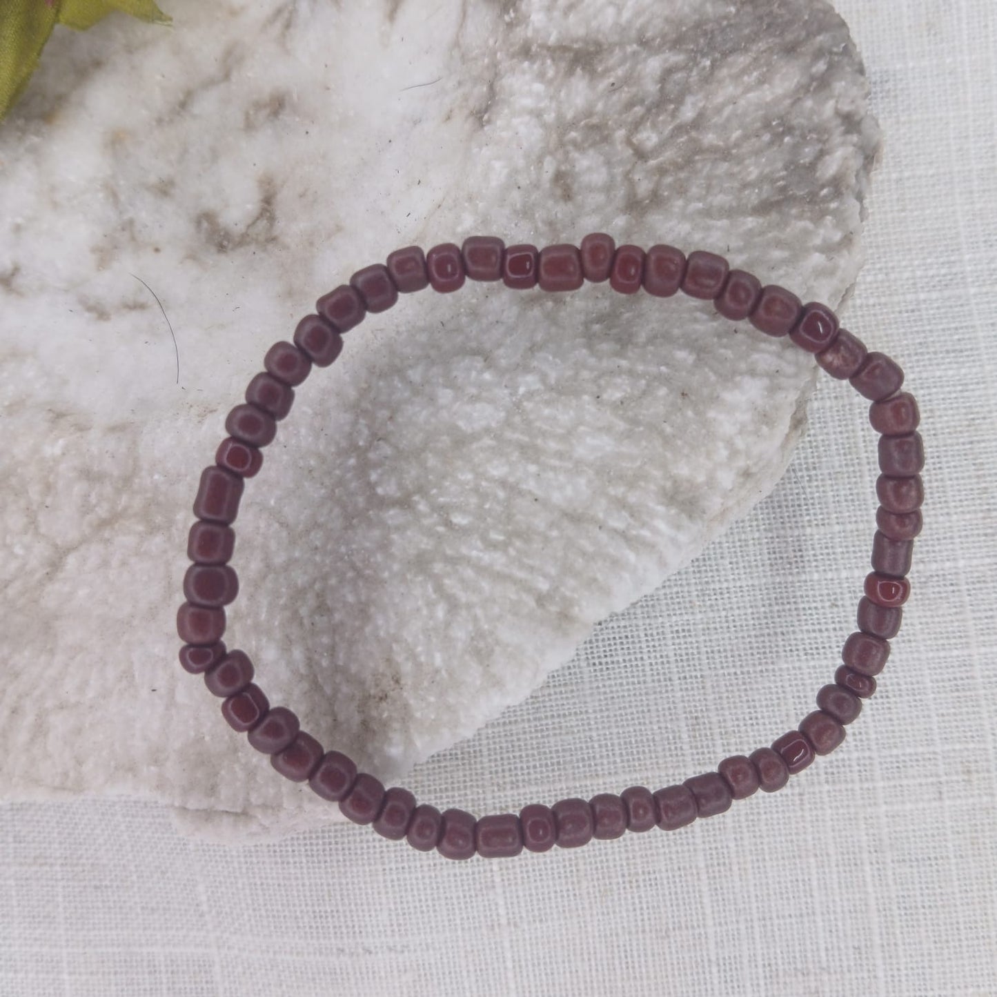 WolfPack Wrist Stack - Trendy Wood, Seed, and Glass Accessory to Elevate Your Style