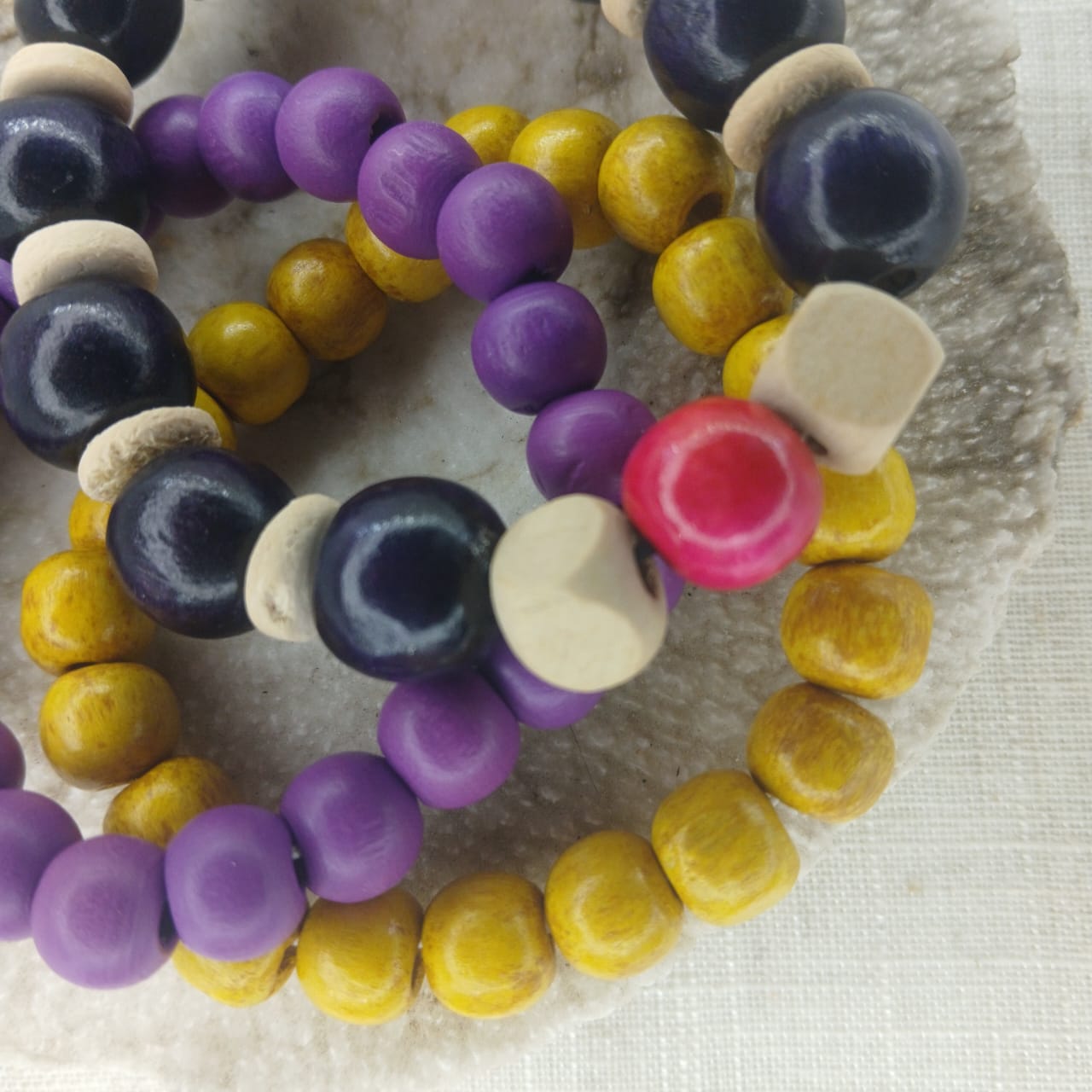 Fields of Lavender Wrist Stack - Nature-Inspired Bracelet Set