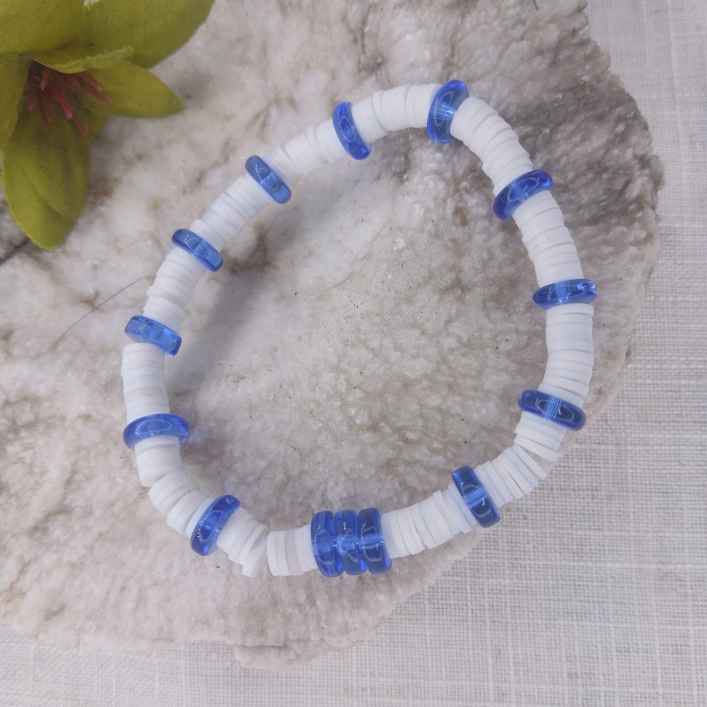 Blue Horizon Wrist Stack - Experience Refreshing White & Crisp Blue Feels