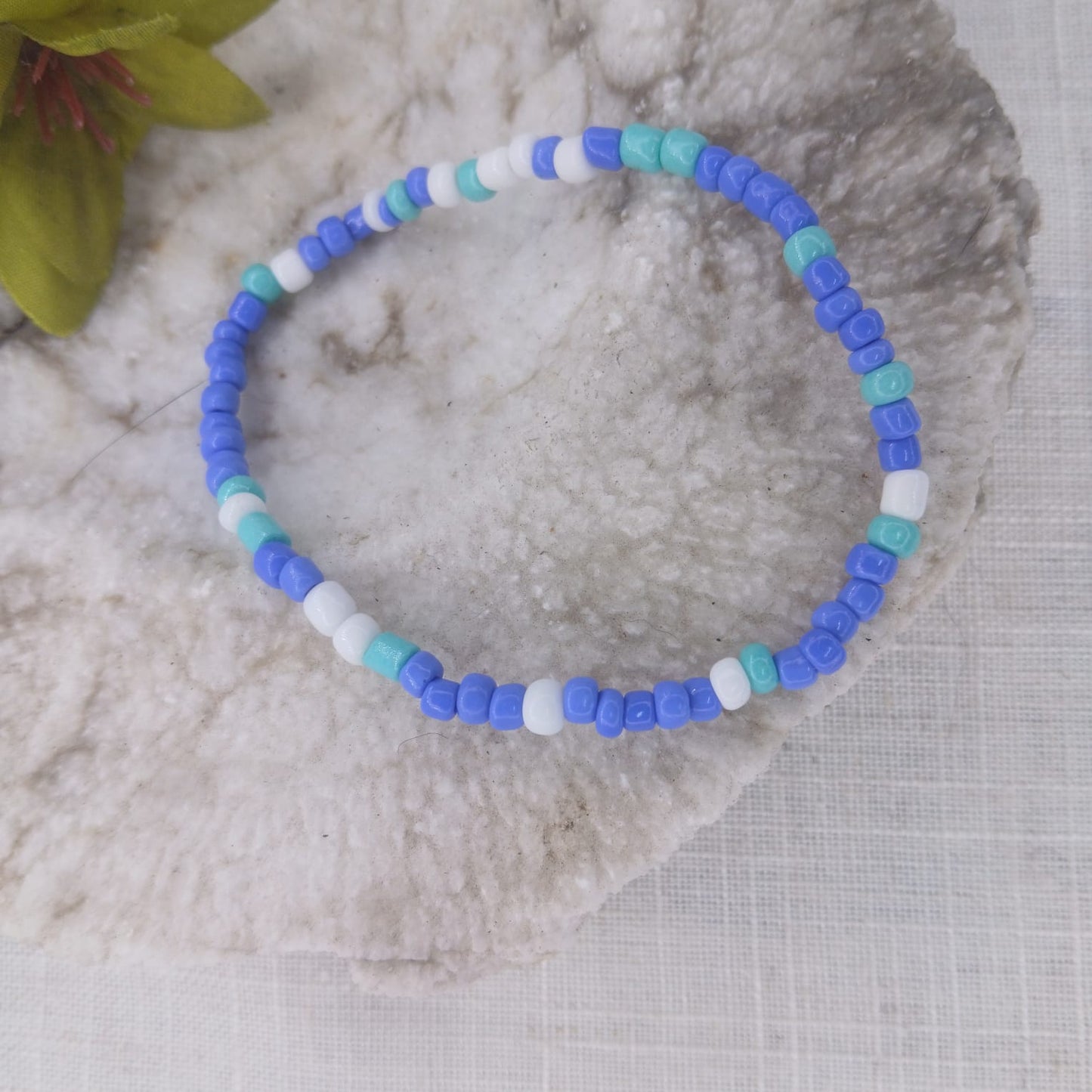 Blue Horizon Wrist Stack - Experience Refreshing White & Crisp Blue Feels