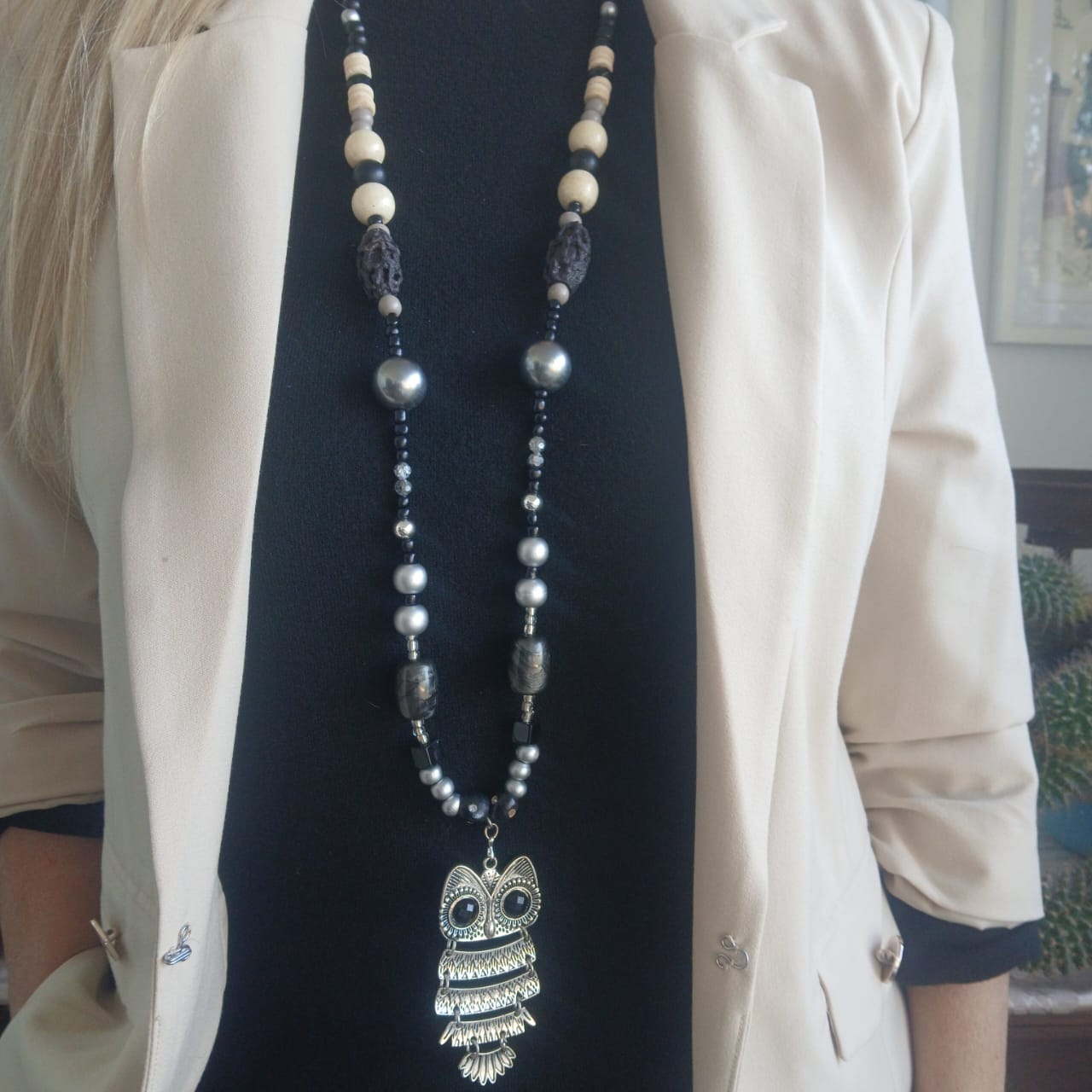 The Owl — Wisdom & Intuition Long Necklace