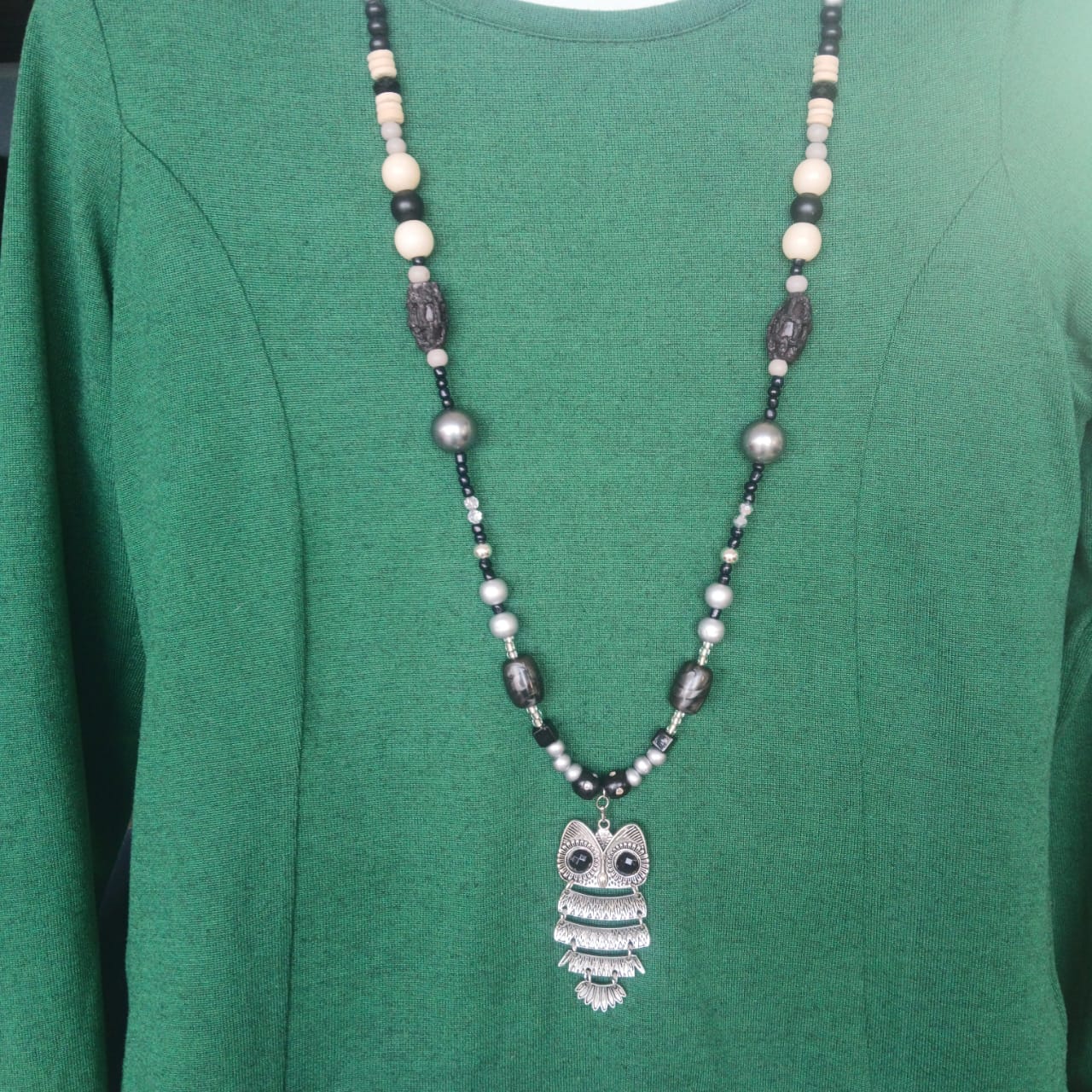 The Owl — Wisdom & Intuition Long Necklace