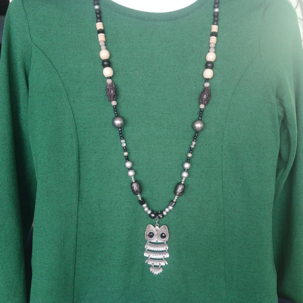 The Owl — Wisdom & Intuition Long Necklace