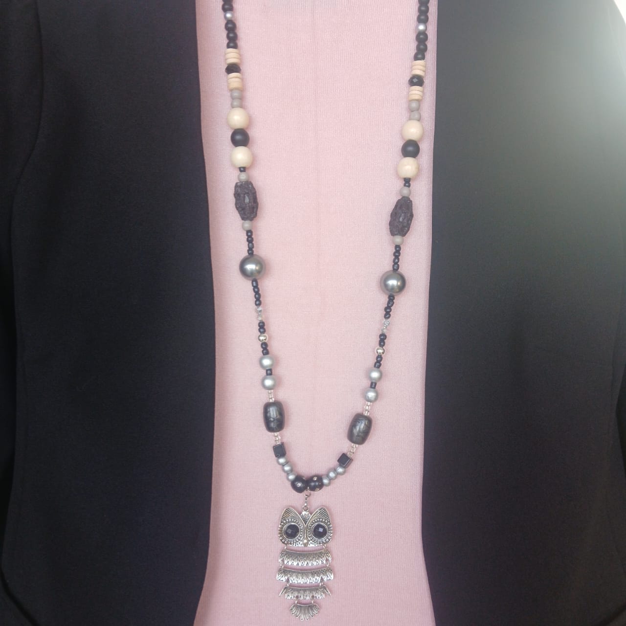 The Owl — Wisdom & Intuition Long Necklace