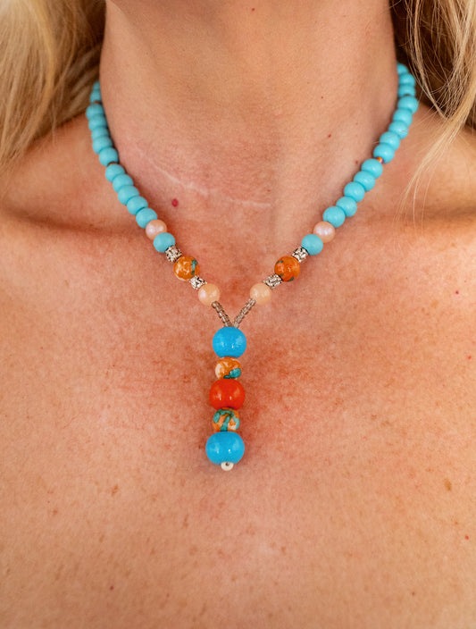 Rain Flower Jasper – Statement Necklace