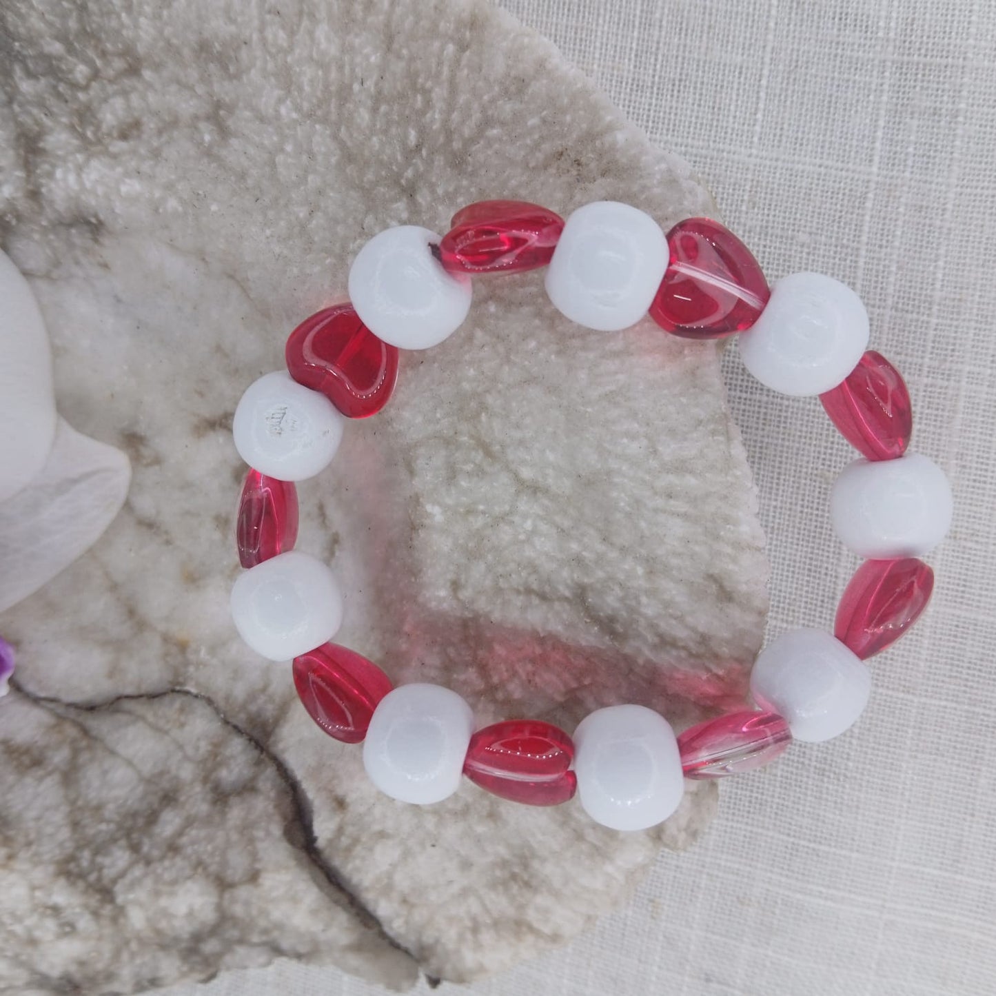 Red Hot Bracelet Wrist Stack