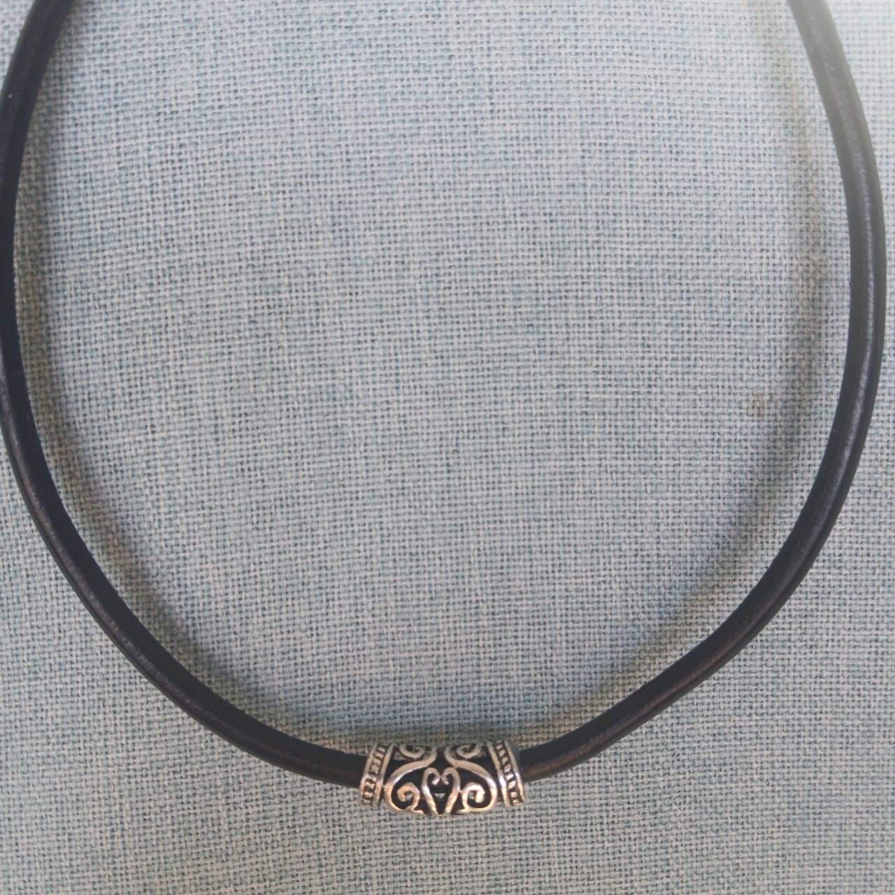 Intertwined Circles Choker | Minimalist Silver Statement Necklace